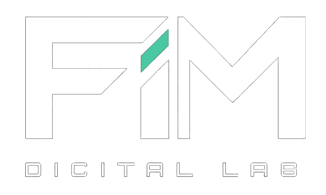Logo FM Digital Lab tema oscuro
